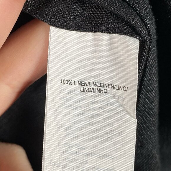 MUJI 100% Linen Blazer XL Surgeon Cuffs Unstructured Patch Pockets Lightweight - Picture 10 of 16